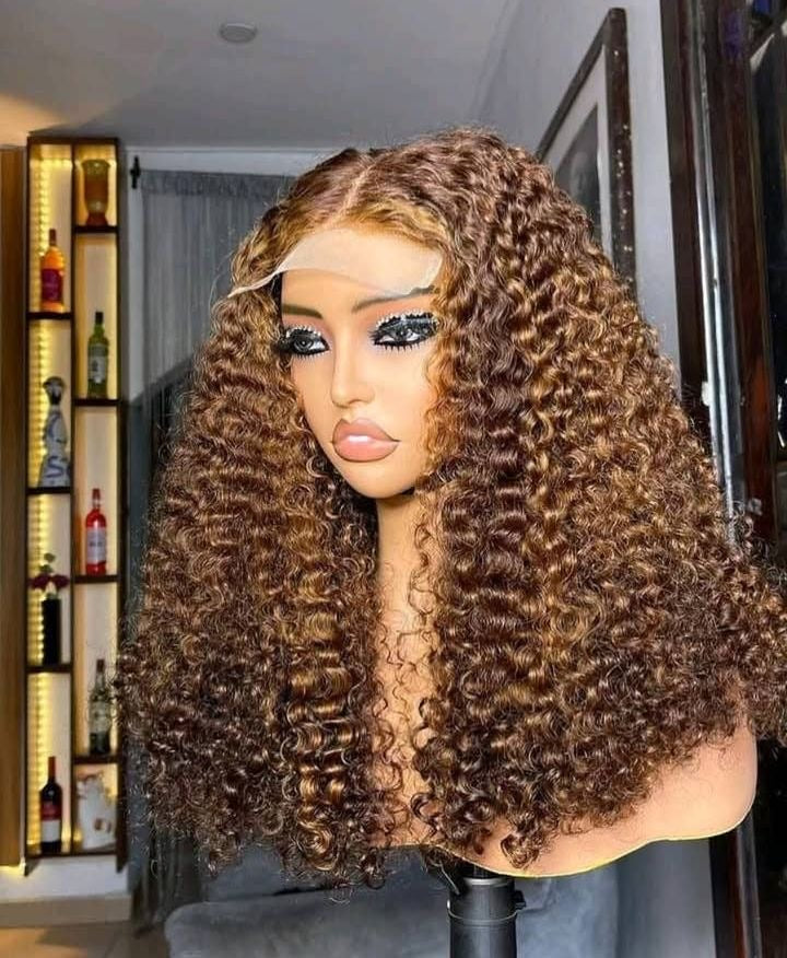 Éclat Deep Curly Luxe Wig ||13X6 HD Lace wig|| 250 Density