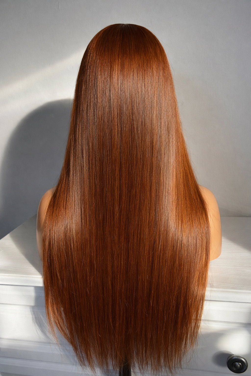 Éclat Auburn Silk Luxe Wig ||13X6 HD lace wig|| 200 Density